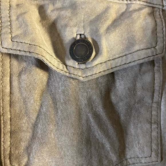 BC Clothing Leather Shirt Jacket - Picture 3 of 9